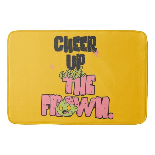 VERPLETTER DE FRONS CHEER UP BADMAT (Voorkant)