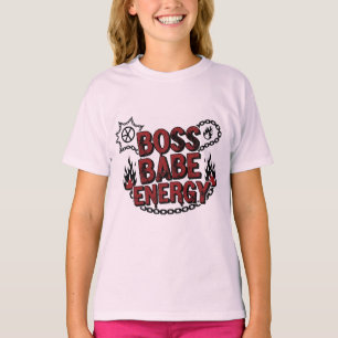 Verpletter elke dag – Boss Babe Energie Shirt