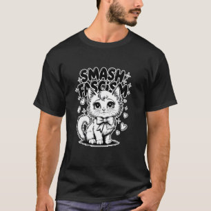 Verpletter Fascisme Anti-Fascisme Kat Linkse Weers T-shirt
