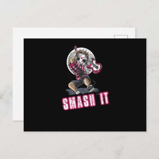 Verpletter het briefkaart (Voorkant / Achterkant)