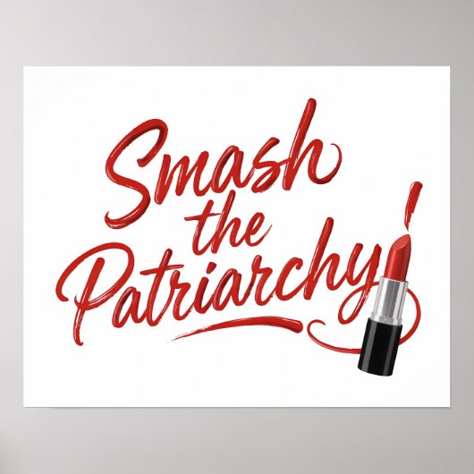 Verpletter het Patriarchaat Poster (Voorkant)