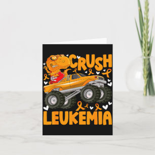 Verpletter leukemie bewustzijn maand leukemie krij kaart