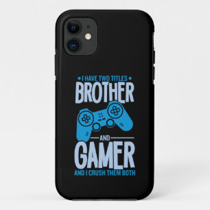 Verpletter twee titels Broer en gamer Case-Mate iPhone Case