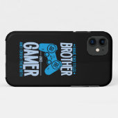 Verpletter twee titels Broer en gamer Case-Mate iPhone Case (Achterkant (horizontaal))