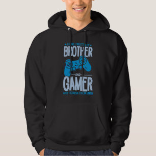 Verpletter twee titels Broer en gamer Hoodie