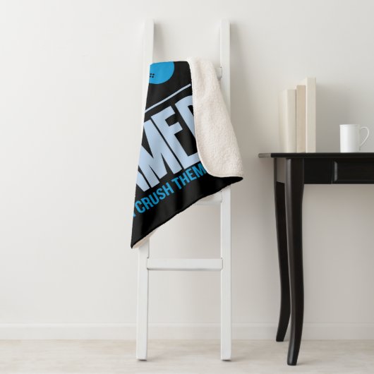 Verpletter twee titels Broer en gamer Sherpa Deken (In situ)