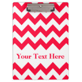 Verpletter Verplette Chevron met aanpasbare tekst Klembord (Voorkant)