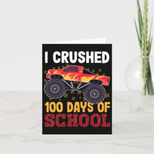 verpletterd 100 dagen van school monster truck Kin Kaart