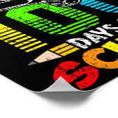 verpletterd 100 dagen van schooljongens Kinder 100 Poster (Hoek)