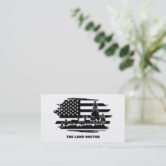 *~* Verpletterd AP27 het Landschap van het Bos van Visitekaartje (Staand voorkant)