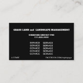 *~* Verpletterd AP27 het Landschap van het Bos van Visitekaartje (Achterkant)