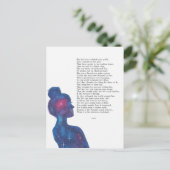 Verpletterd Briefkaart (Staand voorkant)