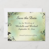 Verpletterd Deco Leaf van de Avond sparen de Datum (Voorkant)