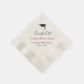 Verpletterd! Gepersonaliseerde Afstuderen servette Servet (Hoek)
