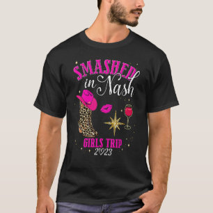 Verpletterd In Nash Meidenreis Nashville 2023 Best T-shirt