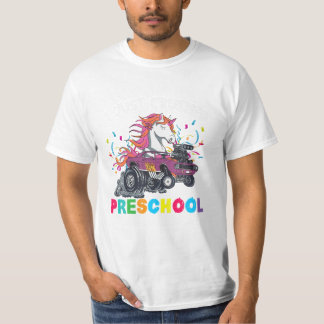verpletterd preschool meisje eenhoorn t-shirt