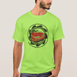 Verpletterd SCCNA het programma Groene t-shirt