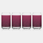 Verpletterde bloem blikvorm glas (Voorkant)