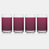 Verpletterde bloem blikvorm glas (Links)