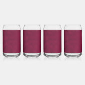 Verpletterde bloem blikvorm glas (Achterkant)