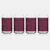 Verpletterde bloem blikvorm glas (Voorkant)