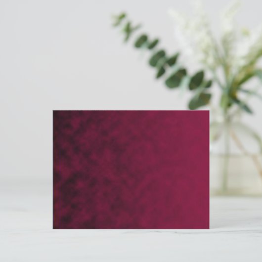 Verpletterde bloem briefkaart (Staand voorkant)