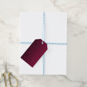 Verpletterde bloem cadeaulabel (Met Touw)