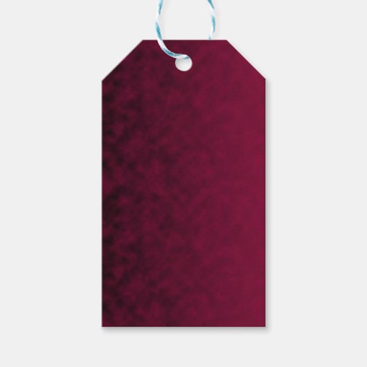 Verpletterde bloem cadeaulabel (Voorkant)