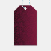 Verpletterde bloem cadeaulabel (Achterkant)