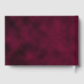 Verpletterde bloem gastenboek (Achterkant)