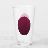 Verpletterde bloem glas (Achterkant)