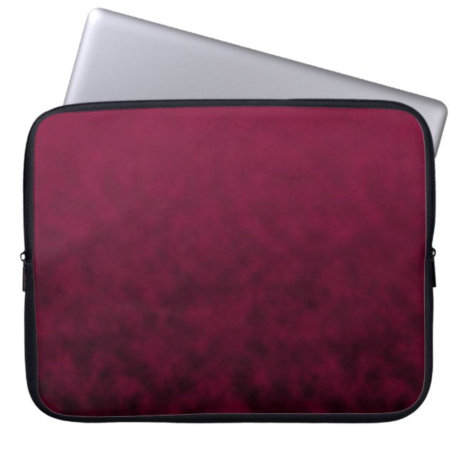 Verpletterde bloem laptop sleeve (Voorkant)