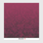 Verpletterde bloem sticker (Vel)