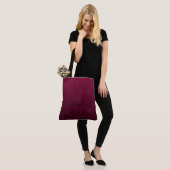 Verpletterde bloem tote bag (Op model)