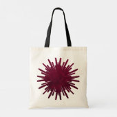 Verpletterde bloem tote bag (Achterkant)