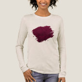 Verpletterde bloem Tri-Blend shirt (Voorkant)