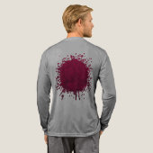 Verpletterde bloem Tri-Blend shirt (Achterkant)