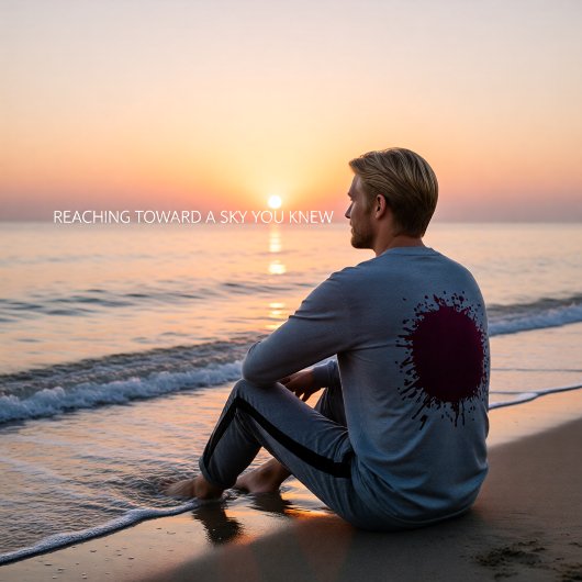 Verpletterde bloem Tri-Blend shirt