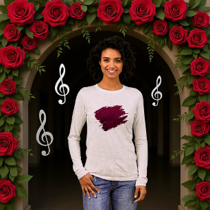Verpletterde bloem Tri-Blend shirt