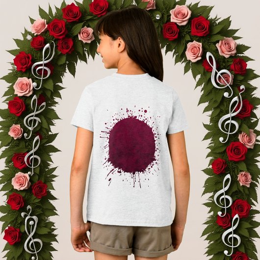 Verpletterde bloem Tri-Blend shirt