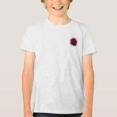 Verpletterde bloem Tri-Blend shirt (Voorkant)
