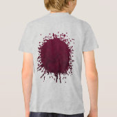 Verpletterde bloem Tri-Blend shirt (Achterkant)