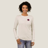Verpletterde bloem Tri-Blend shirt (Voorkant)