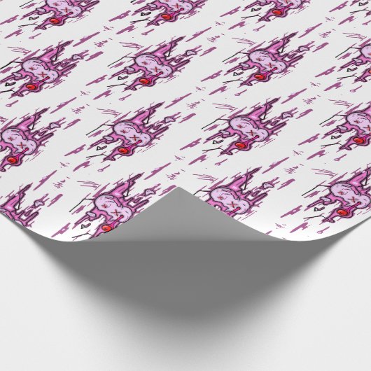 Verpletterde Brainspider Gift Wrap Cadeaupapier (Hoek)