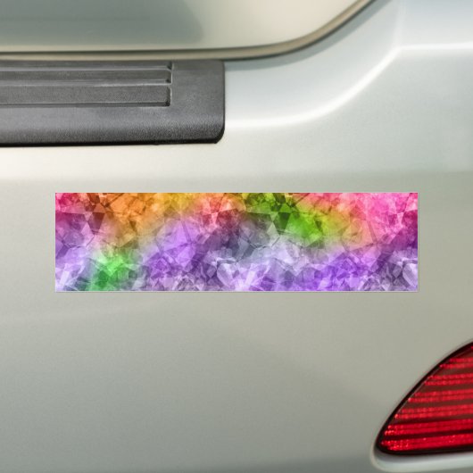 Verpletterde exotische textuur bumpersticker (Op auto)