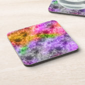 Verpletterde exotische textuur drankjes onderzetter (Linkerzijde)