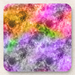 Verpletterde exotische textuur drankjes onderzetter