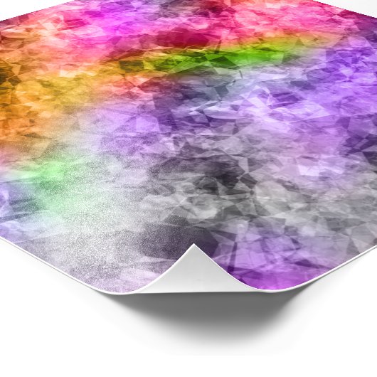 Verpletterde exotische textuur foto afdruk (Hoek)