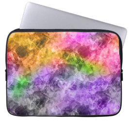 Verpletterde exotische textuur laptop sleeve