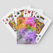 Verpletterde exotische textuur pokerkaarten (Achterkant)